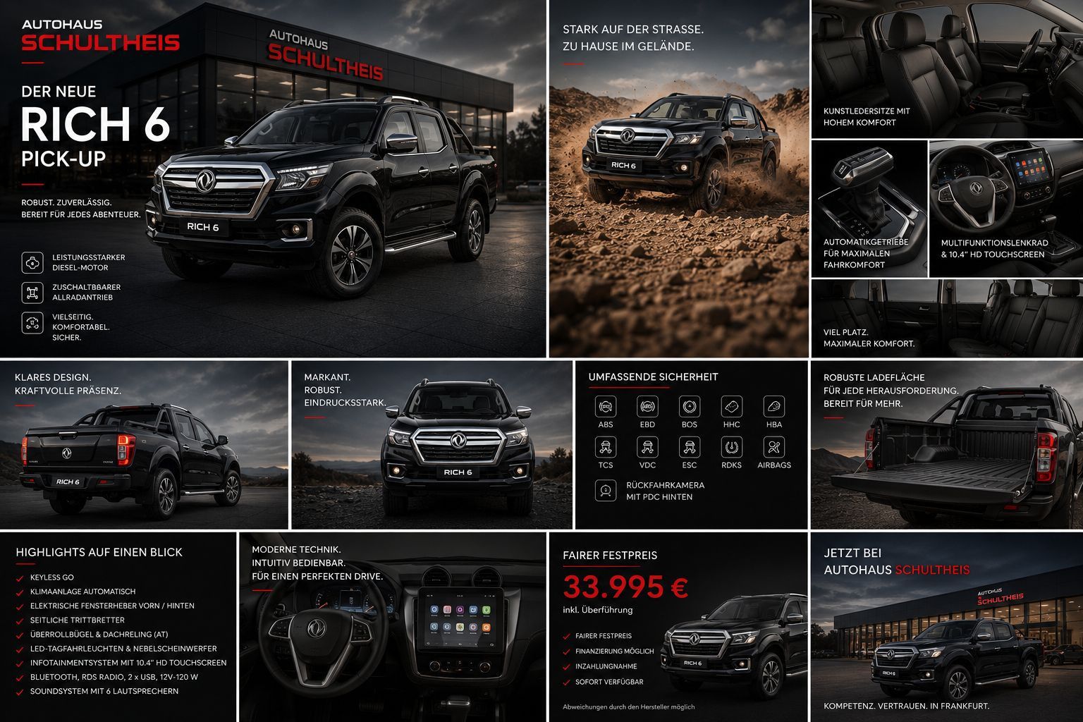 Fahrzeugabbildung DFSK RICh 6 Pick Up MOBILITÄTSPARTNER IN FRANKFURT